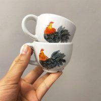 COFFEE CUPS - ROOSTER