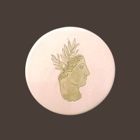 Ceramic Coasters / Ancient - Green
