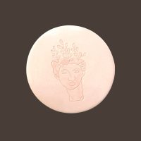 Ceramic Coasters / Ancient - Pink